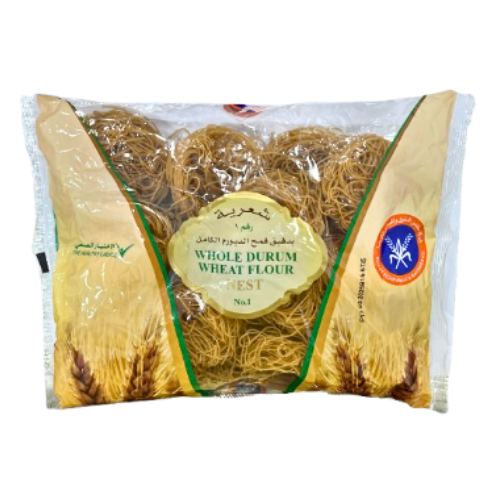 مطاحين شعرية رقم 1 بدقيق قمح الديورم الكامل 400 جم